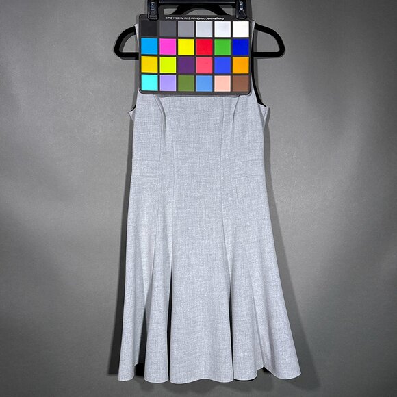 NWT H &‎ M Gray Pinafore Jumper Dress Size 10 - Picture 16 of 16